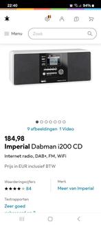 DAB radio, Verzenden, Zo goed als nieuw, Radio