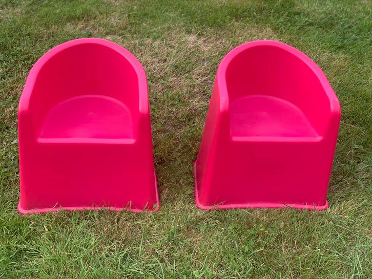 2 opstapelbare kuipzeteltjes is fel roos, Kinderen en Baby's, Speelgoed | Buiten | Los speelgoed, Gebruikt, Ophalen