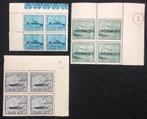 1946. Ostende-Dover.MNH.En blocs + coin de page., Gomme originale, Neuf, Enlèvement ou Envoi, Navigation