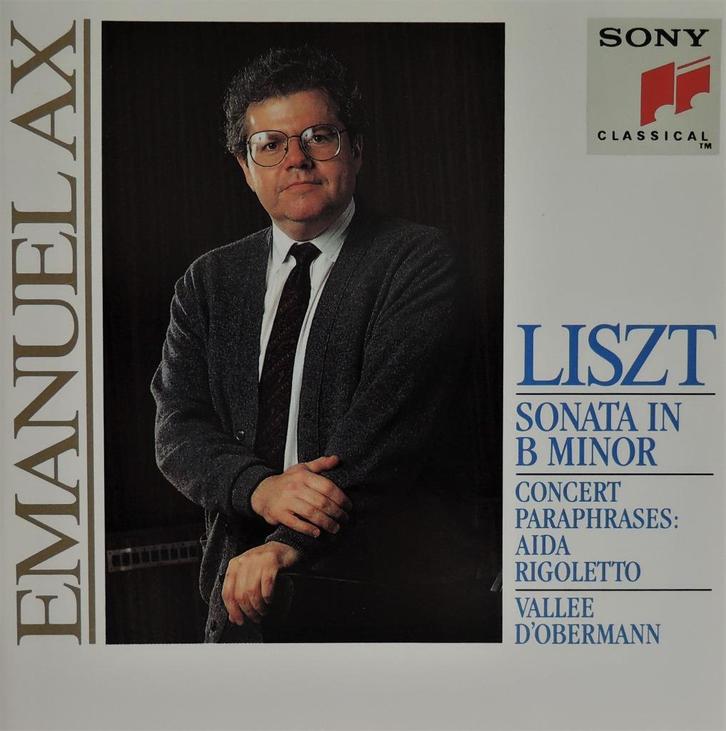Liszt / Piano Sonata in B minor ea - Emanuel Ax - SONY - DDD, Cd's en Dvd's, Cd's | Klassiek, Zo goed als nieuw, Kamermuziek, Ophalen of Verzenden