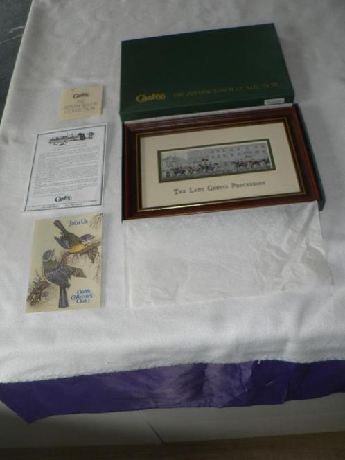 The stevengraph collection kader Cash's the Lady Godiva, Antiquités & Art, Curiosités & Brocante, Enlèvement ou Envoi