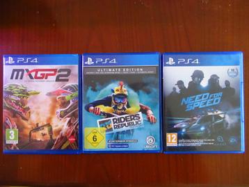 PS4 games (NFS, MXgp2, Riders Republic *nieuw*)