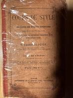 Vieux livre de 1894 cours de style, Livres