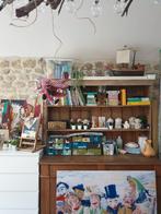 antieke landelijke houten kast 160b x 193h x 58d, Huis en Inrichting, Ophalen, Gebruikt, 150 tot 200 cm, Met deur(en)