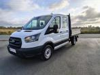 Ford Transit 2.0 TDCi L2 Plateau Dble Cab 6PL CLIM (Prix HTV, Stof, 4 cilinders, Wit, Diesel