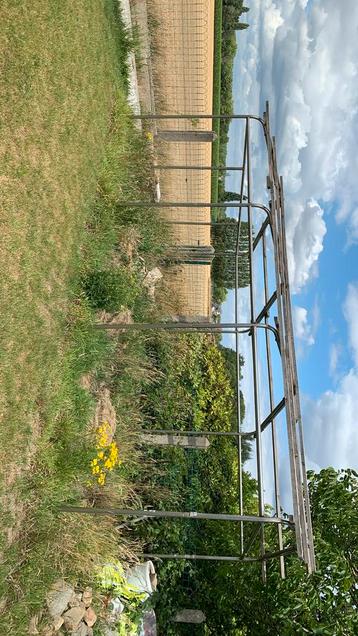 Construction de toit en acier inoxydable pour carport, Enlèvement, Comme neuf, Carport