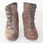 Mooie Leren Vintage Enkellaarsjes 3 (Maat 36) € 20,-, Bruin, Verzenden, Lage of Enkellaarzen, Zo goed als nieuw