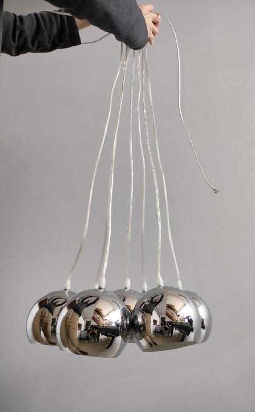 luster 7 bollen, Huis en Inrichting, Lampen | Plafondlampen, Zo goed als nieuw, Ophalen
