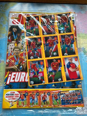 Panini Euro 2024 : affiche Invictus en Espagne, Enlèvement ou Envoi, Neuf, Plusieurs autocollants