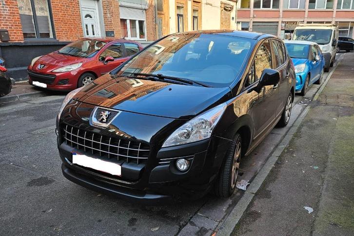 Peugeot 3008 1.6 HDI FAP, Auto's, Peugeot, Particulier, Diesel, Berline, 5 deurs, Automaat, Zwart, Onderhoudsboekje, Ophalen
