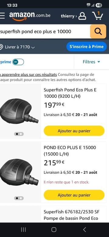 Pompe etang, Enlèvement, Utilisé, Pompe de bassin