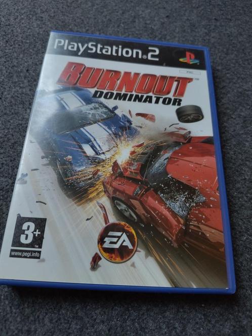Burnout Dominator PS2 game, Games en Spelcomputers, Games | Sony PlayStation 2, Zo goed als nieuw, Racen en Vliegen, 3 spelers of meer