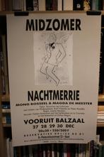 **MIDZOMER**  **NACHTMERRIE** Mong Rosseel poster, Verzamelen, Ophalen of Verzenden, Muziek