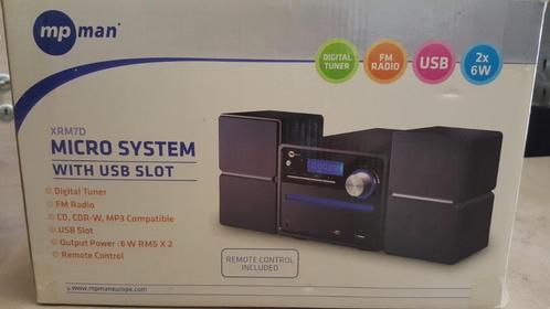 MICRO STEREO KETEN, Audio, Tv en Foto, Stereoketens, Zo goed als nieuw, Cd-speler, Tuner of Radio, Speakers, Overige merken, Microset