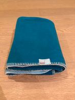 Fleece deken petrol en lichtblauw, Enlèvement, Comme neuf