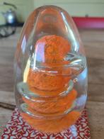 Oranje en paarse pres papiers. 30 euro per stuk, Antiek en Kunst, Antiek | Glaswerk en Kristal, Ophalen