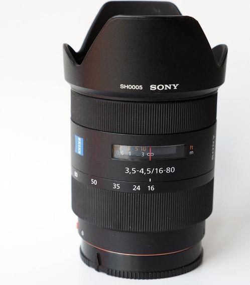 Sony Zeiss 16-80mm/3.5-4, Minolta A, Audio, Tv en Foto, Fotografie | Professionele apparatuur, Zo goed als nieuw, Ophalen