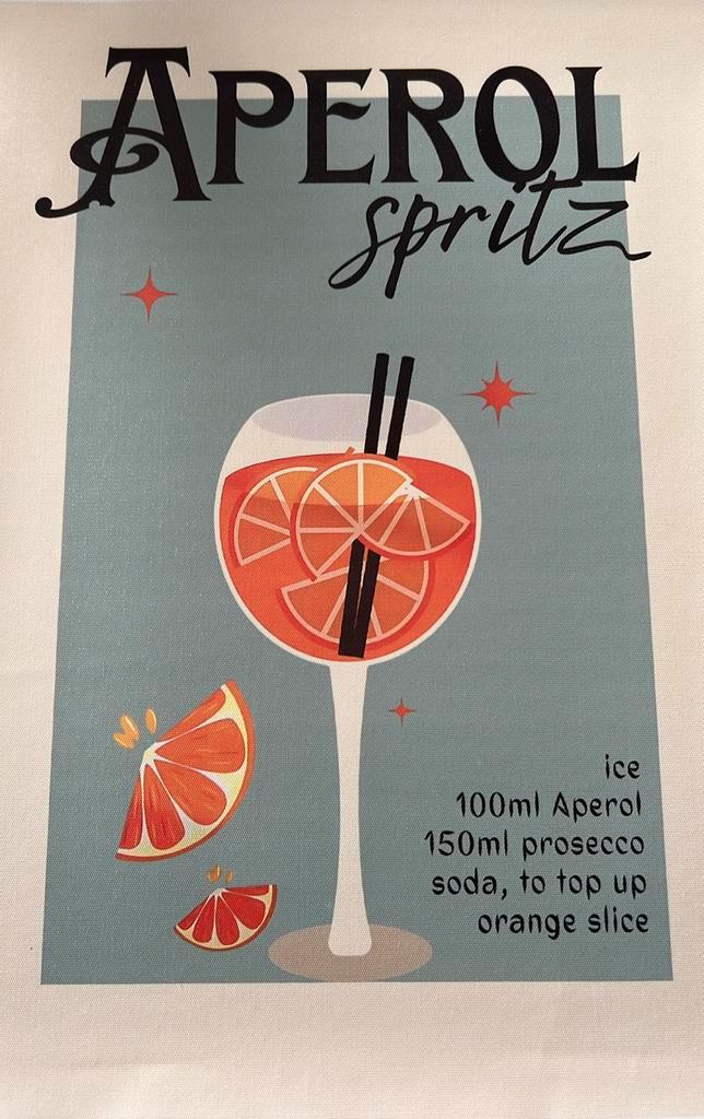 Poster op canvas Aperol Spritz 3 - mancave poolhouse nieuw, Verzamelen, Merken en Reclamevoorwerpen, Nieuw, Verpakking, Ophalen of Verzenden