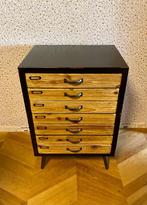 Ladenkast / commode, Comme neuf, 3 ou 4 tiroirs, 25 à 50 cm, Autres essences de bois