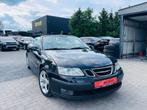 Saab 9-3 Cabrio 2.0i 1Jaar Garantie, Auto's, Saab, Cabriolet, Zwart, Leder, Bedrijf