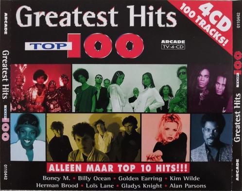 Greatest Hits Top 100 (4 CD box verzamel), CD & DVD, CD | Compilations, Comme neuf, Pop, Enlèvement ou Envoi