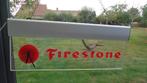 lichtbak Firestone antiek, Verzamelen, Merken en Reclamevoorwerpen, Ophalen, Gebruikt, Reclamebord
