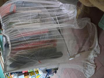 Retro gordijnen afgewerkt in plooien  beschikbaar voor biedingen