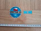 Lot vintage stickers - VN Verenigde Naties UN United Nations, Verzamelen, Ophalen of Verzenden, Zo goed als nieuw, Overige typen