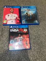 3 ps4 cd's Fifa 20, God of War, Nba 2k 16, Games en Spelcomputers, Games | Sony PlayStation 4, Ophalen, Online, Zo goed als nieuw