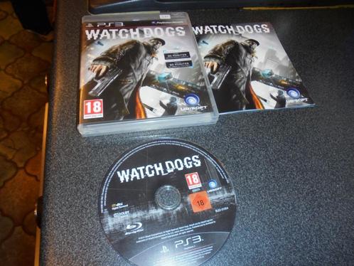 Playstation 3 Watch Dogs (orig-compleet), Games en Spelcomputers, Games | Sony PlayStation 3, Gebruikt, 1 speler, Vanaf 18 jaar