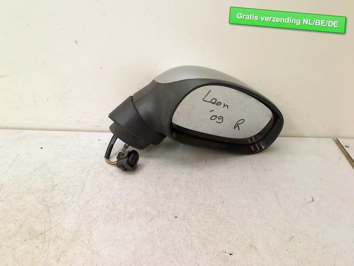 RETROVISEUR EXTERIEUR DROIT zilver Seat Leon (1P1), Autos : Pièces & Accessoires, Rétroviseurs, Seat, Utilisé