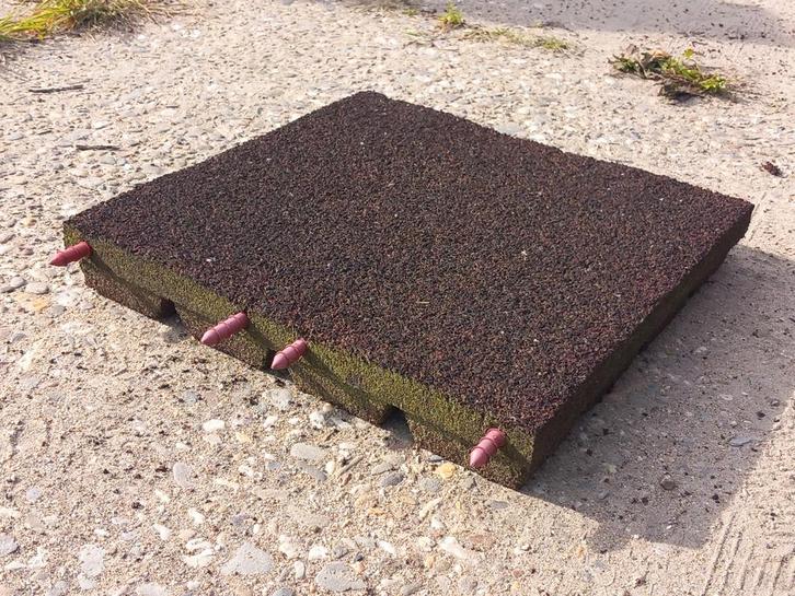78 Rubber tegels 50x50x8 + 109 halve (32m2), Dieren en Toebehoren, Stalling en Weidegang, Stalling, Weidegang
