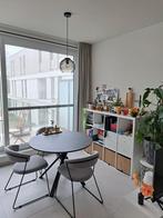 Ikea Mariedamm tafel donkergrijs 105cm, Ophalen, Zo goed als nieuw
