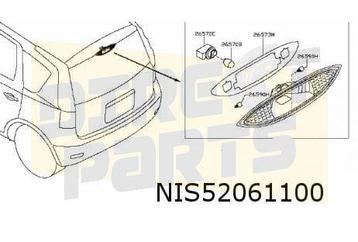 Nissan Note (12/10-) derde remlicht Origineel! 265905U80C beschikbaar voor biedingen