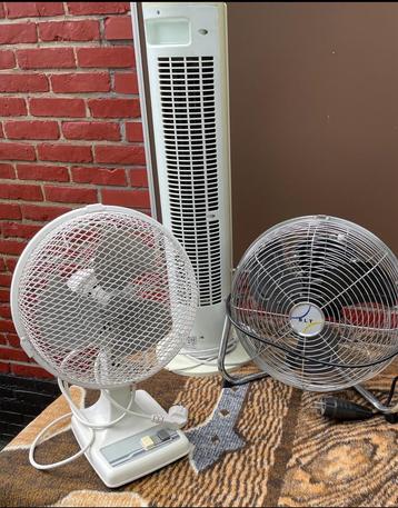 Ventilators , drie stuks .