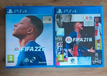 PS4 Fifa 22 en hoes Fifa 21 gratis beschikbaar voor biedingen