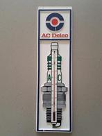 Vintage AC Delco - Thermometer - Reclamepaneel - Mancave, Verzamelen, Reclamebord, Gebruikt, Ophalen of Verzenden