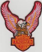 Triumph Eagle stoffen opstrijk patch embleem #33, Motoren, Verzenden, Nieuw