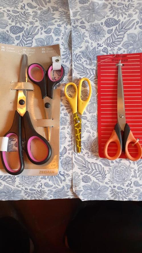 lot de 4 paires de ciseaux, Hobby & Loisirs créatifs, Bricolage, Neuf, Outillage ou Accessoires, Enlèvement ou Envoi