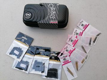 Bull's Carbon Case,Target pro grip shafts &  Swiss Points. beschikbaar voor biedingen