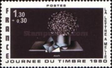 Timbre poste France journée du Timbre Année 1980 MNH, Timbres & Monnaies, Enlèvement ou Envoi, Non oblitéré
