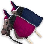 Deken en vliegenkap voor Hobby Horse | Omkeerbaar Fuchsia en, Ophalen of Verzenden, Nieuw