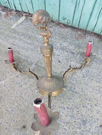 bronzen luster 3 armen beschikbaar voor biedingen