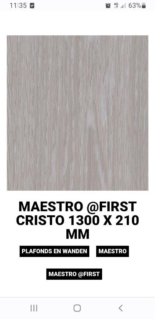 Maestro @first Cristo wand/plafond bekleding. Nieuw!, Bricolage & Construction, Planches & Dalles, Neuf, Aggloméré, Bois, 50 à 150 cm