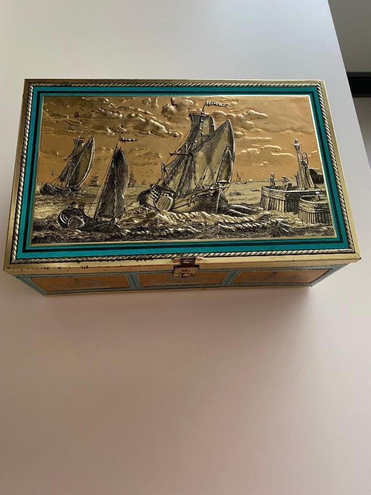 Vintage blikkendoos, Verzamelen, Blikken, Gebruikt, Overige, Ophalen of Verzenden