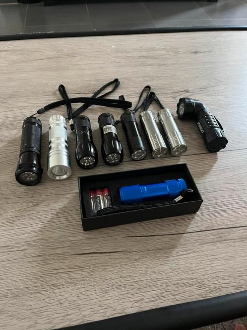 9 zaklampen, Caravans en Kamperen, Zaklampen, Zo goed als nieuw, Ophalen of Verzenden