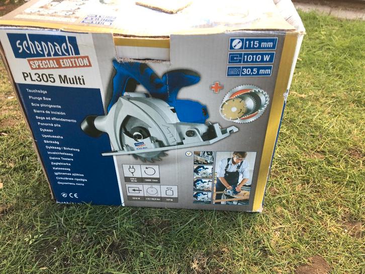 cirkelzaag Shepphah- als nieuw-1010W(extra zagen), Doe-het-zelf en Bouw, Gereedschap | Zaagmachines, Zo goed als nieuw, Cirkelzaag