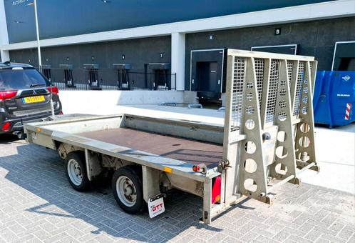Ifor Williams machinetransporter aanhangwagen remorque 3500k, Auto diversen, Aanhangers en Bagagewagens, Zo goed als nieuw, Ophalen of Verzenden