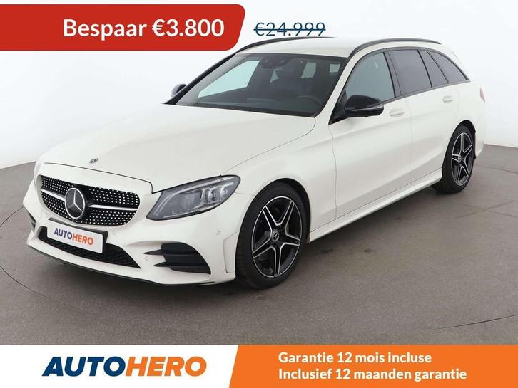Mercedes-Benz C-Klasse 220 C 220 d T AMG Line (bj 2019), Auto's, Mercedes-Benz, Te koop, C-Klasse, 360° camera, ABS, Achteruitrijcamera