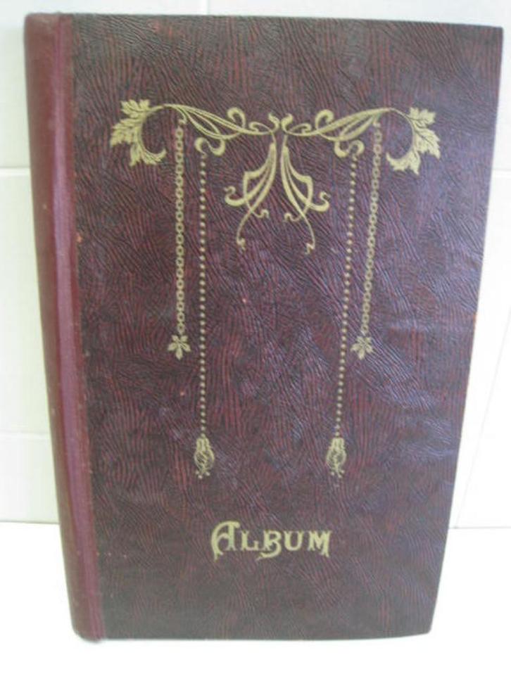 Antiek fotoalbum, 39 x 25 cm. Mooi vanbuiten en vanbinnen, Audio, Tv en Foto, Fotoalbums en Accessoires, Fotoalbum, Ophalen